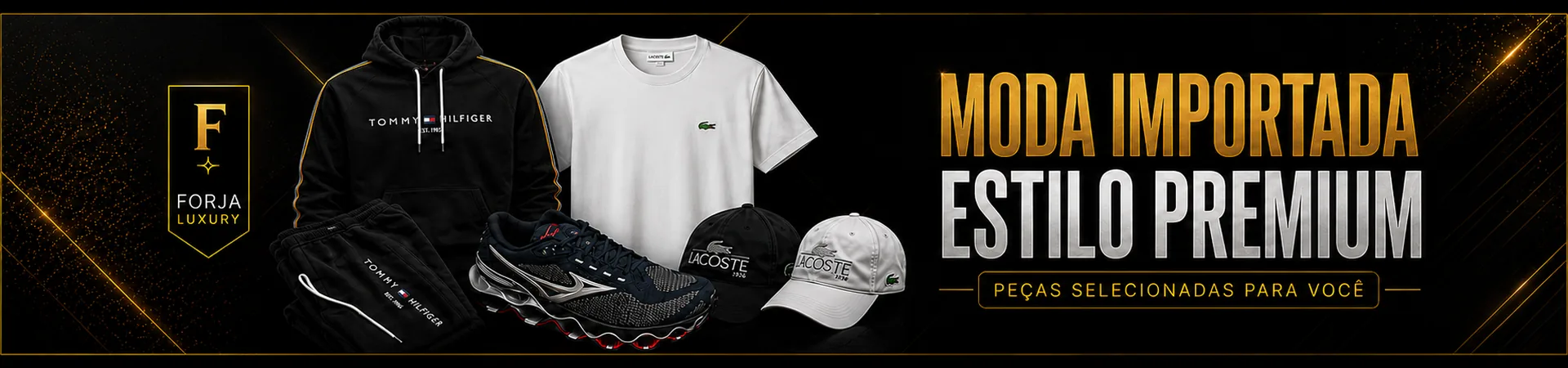 Moda importada e estilo premium